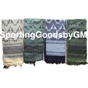 Authentic Military Shemagh Scarves: Premium Keffiyeh & Army Head Wraps | Arabian Desert Scarf Collection