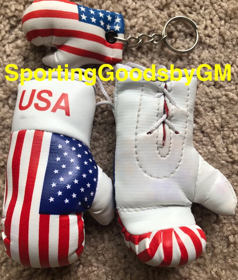 Mini Boxing Gloves Syria, Syria with Key Chain, Syria Key Chains Red with Key Chain BMW with White Key Chain & USA with Key Chain USA WITH KEYCHIAN