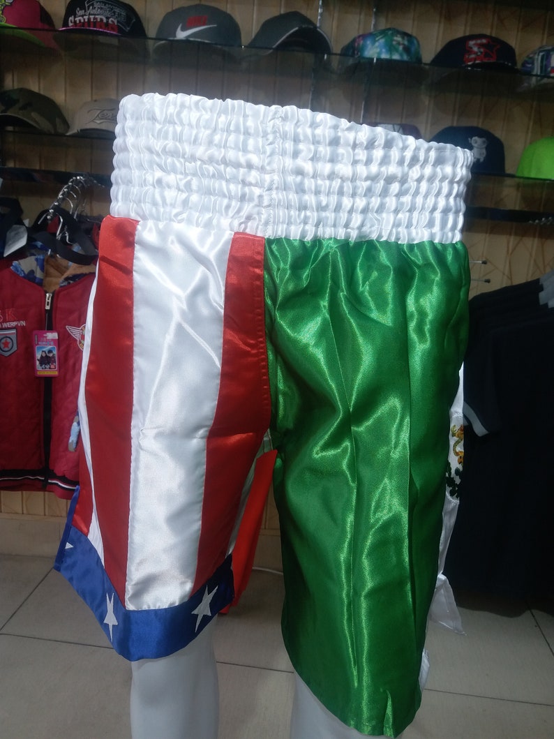 US/MEXICO Flag With White Elastic Belt Boxing Boxing Etsy