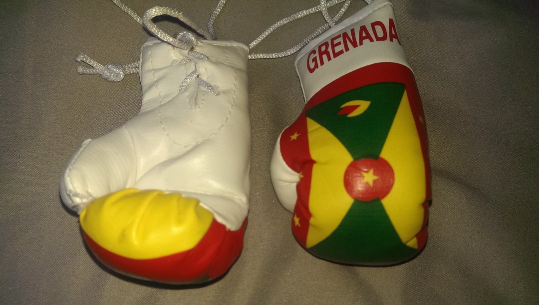 Grenada Flag Mini Boxing Gloves Novelties Souvenir Cars Etsy