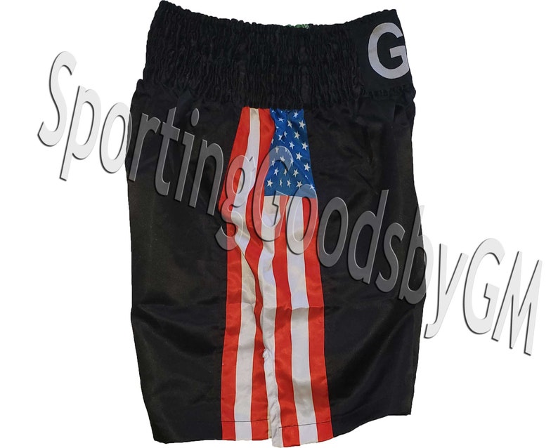 US/Brasil Flag Boxing Trunks Boxing Shorts Martial Arts | Etsy