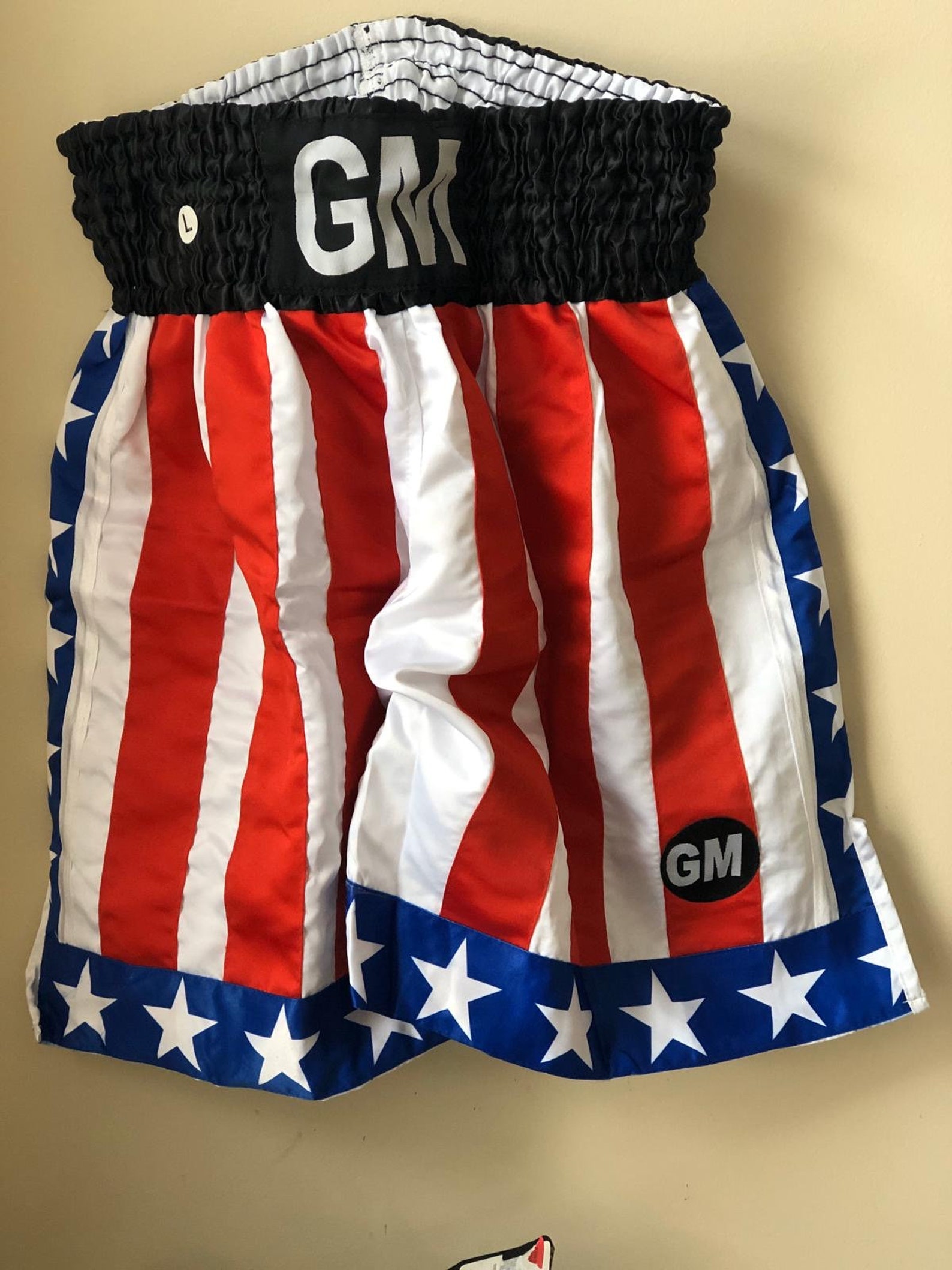 USA Flag Boxing Shorts Professional Boxing Shorts USA Boxing Etsy