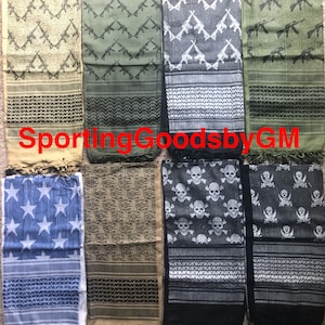 Shemagh, Keffiyeh, Military Shemagh, Army Shemagh, Military Head Scarf, Scarf, Arabian Scarf, Arabian Shemagh, Desert Scarf, Head Wrap Scarf