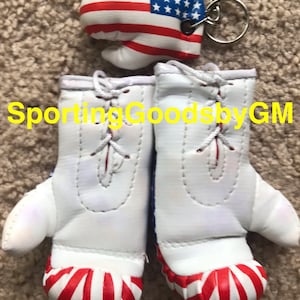 Mini Boxing Gloves Syria, Syria with Key Chain, Syria Key Chains Red with Key Chain BMW with White Key Chain & USA with Key Chain image 7