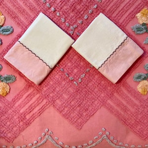 Vintage Pair of Pillow Cases
