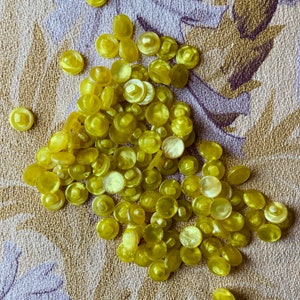 One Hundred Plus 1/2&quot; Neon Yellow Shank Buttons