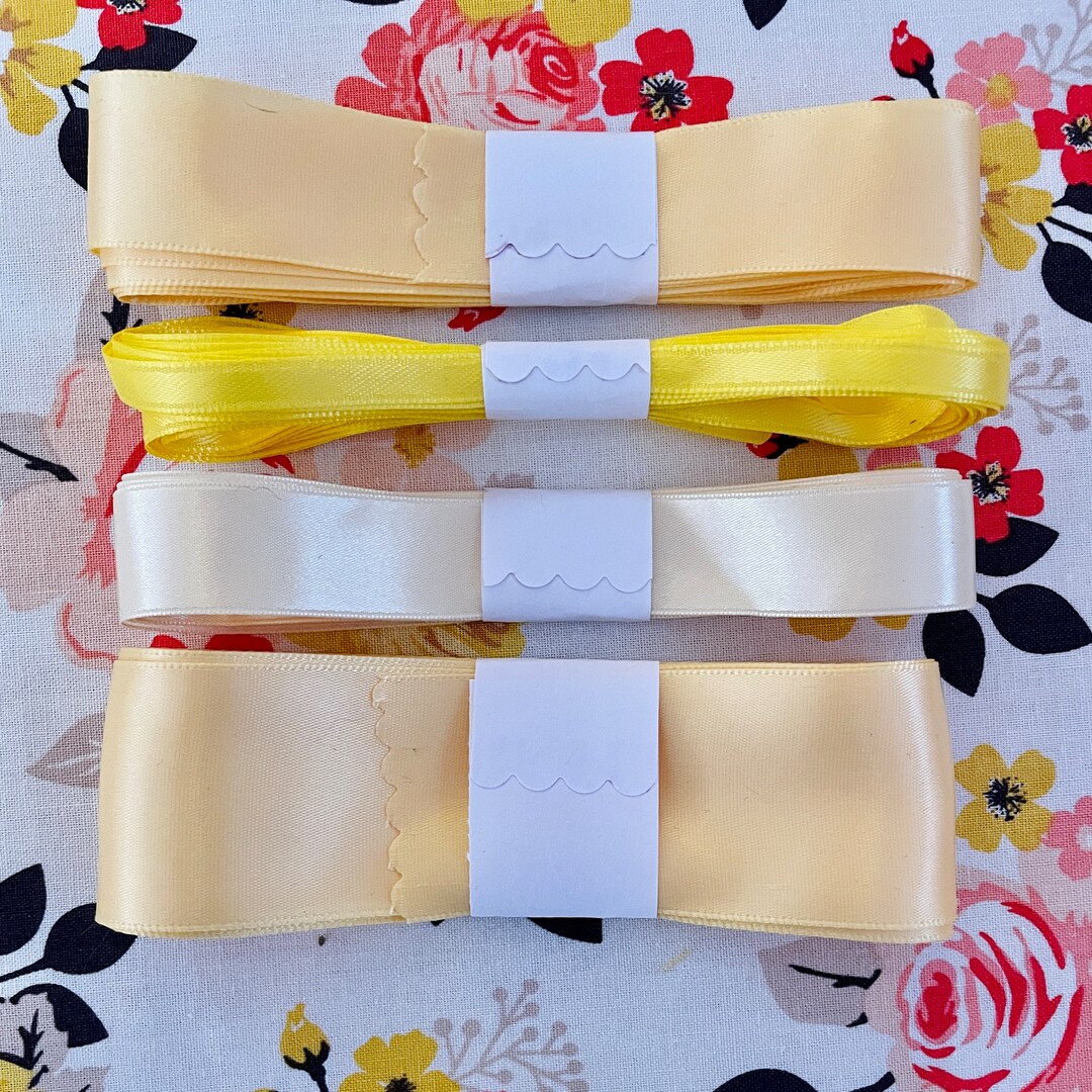 Four Types of Yellow Ribbon - Etsy