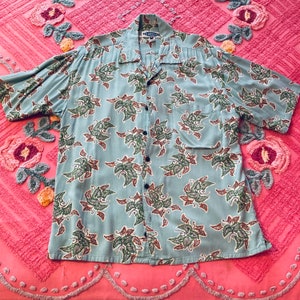 Aqua Hawaiian Shirt