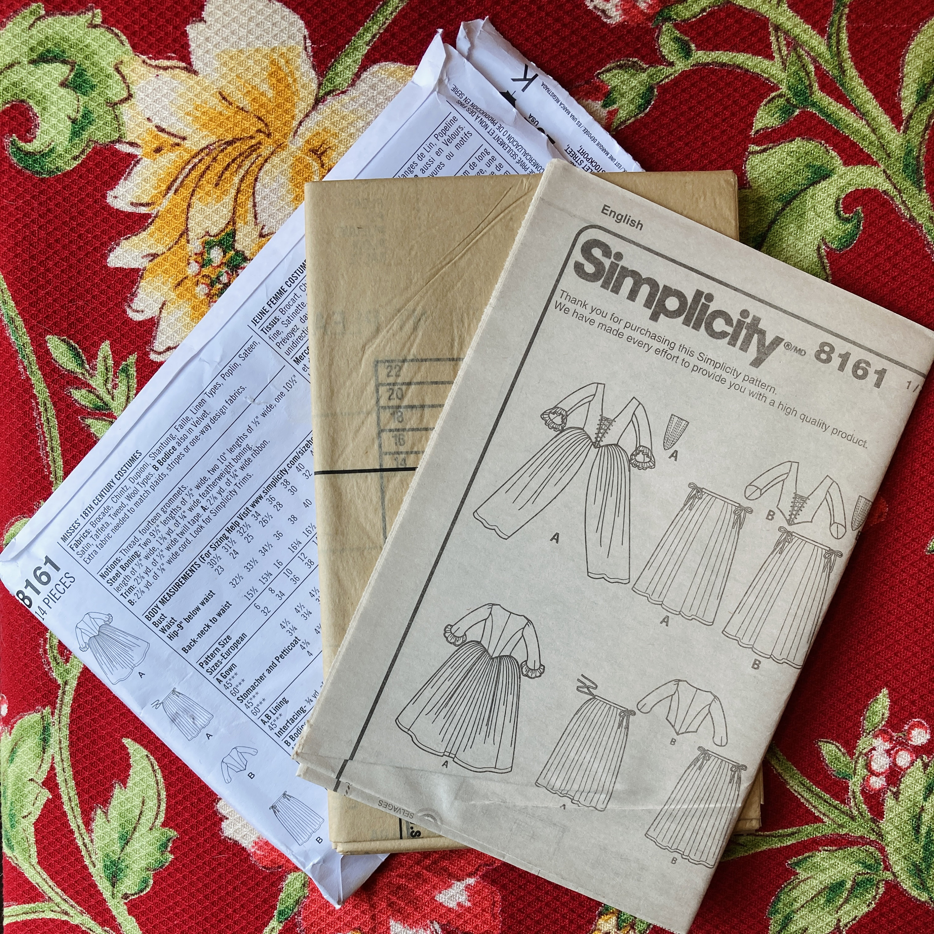 Outlander Style Costume Simplicity Sewing Pattern #8161 - Etsy