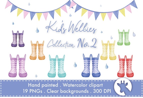 Download Wellington Boots Personalized Family Print Png Files For Etsy