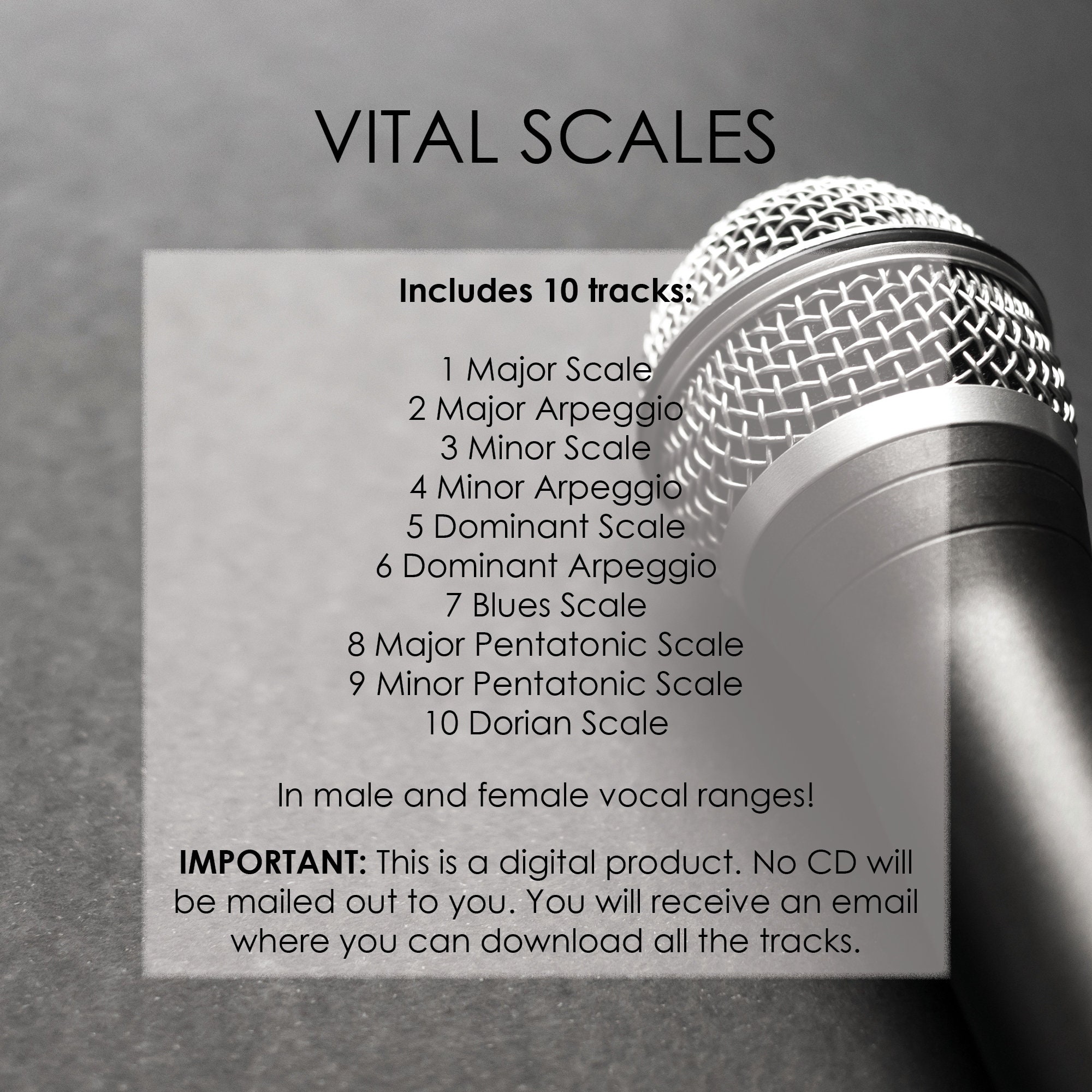 Vital Scales Learn To Sing The 10 Most Common Scales And - Etsy.