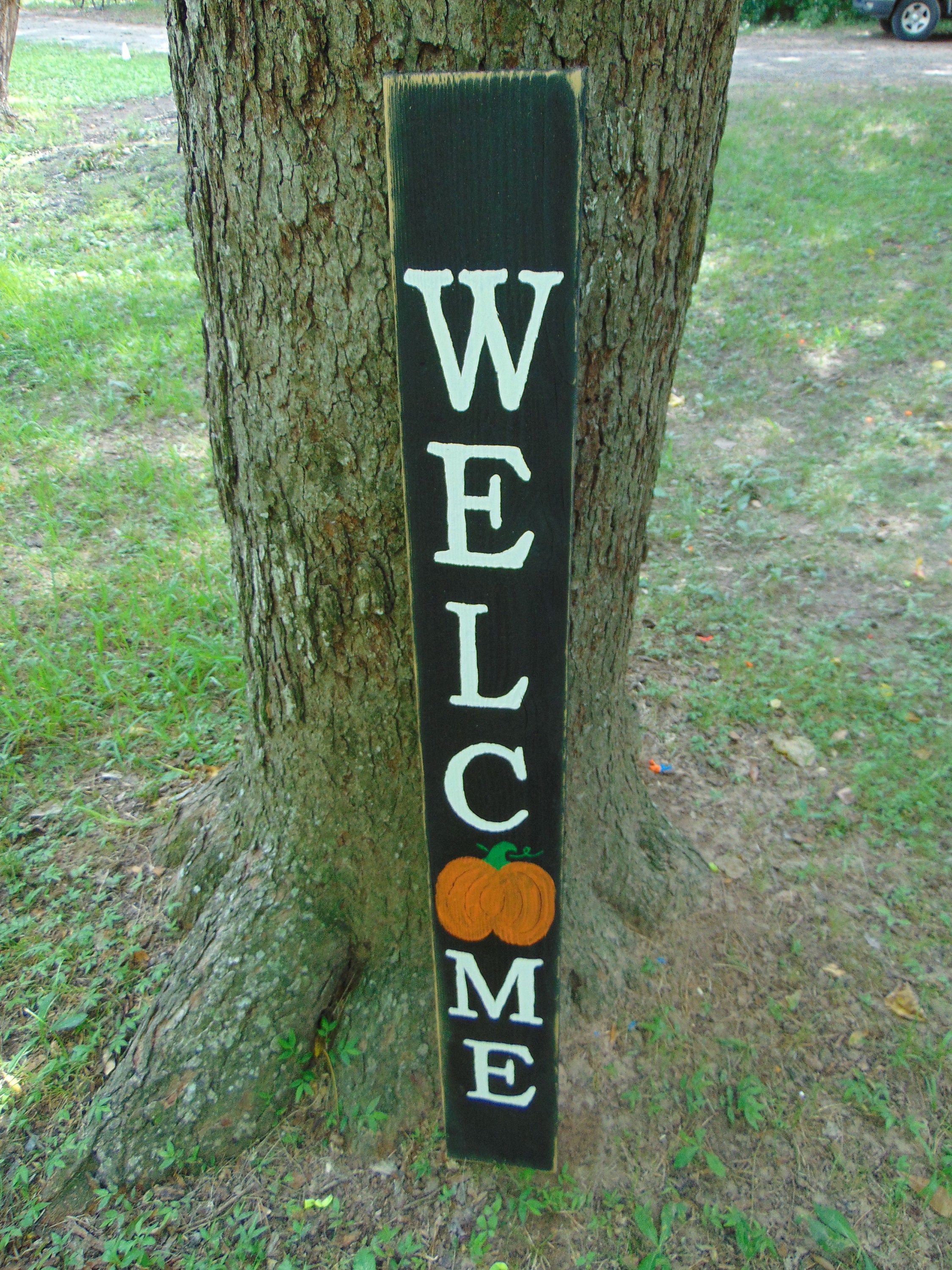 Large Porch Sign FALL Porch Vertical Sign Wooden Etsy