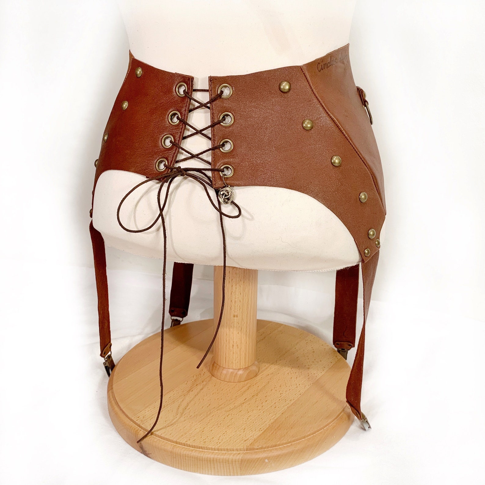 GERD Leather Girdle Leather-corset Steampunk Burning Man | Etsy