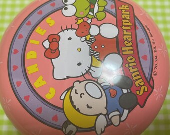 Vintage '90s Sanrio Characters Puroland Mini Tin Candy Box