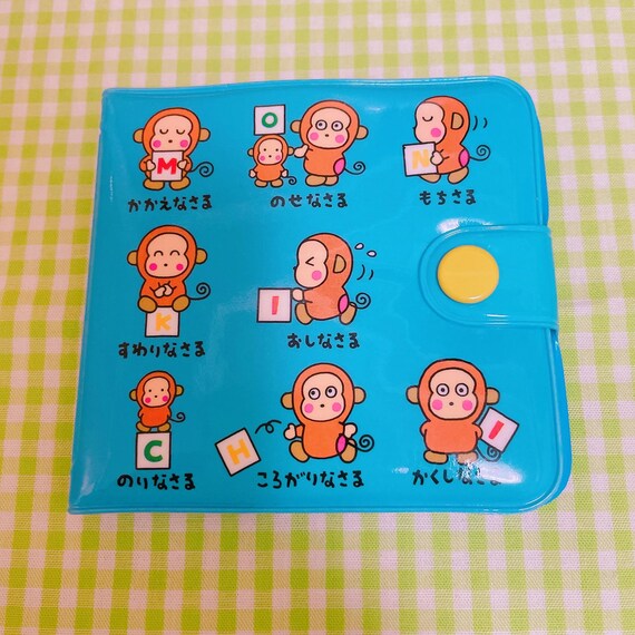 Vintage Sanrio Osaru No Monkichi Vinyl Wallet '90s | Kids Coin