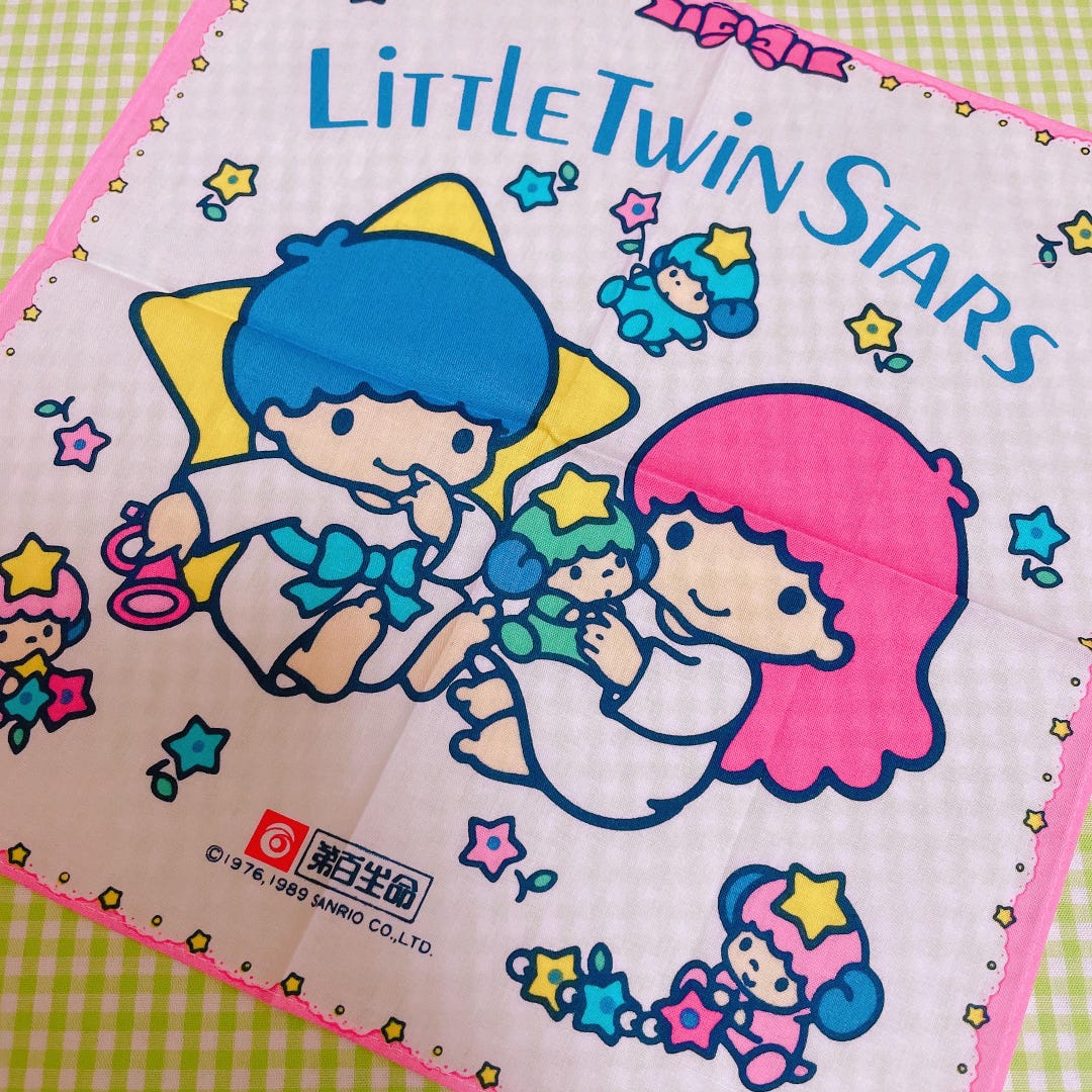 ヴィンテージ 80年代 サンリオキャラクター リトルツインスターズ