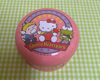Vintage '90s Sanrio Characters Puroland Mini Tin Candy Box