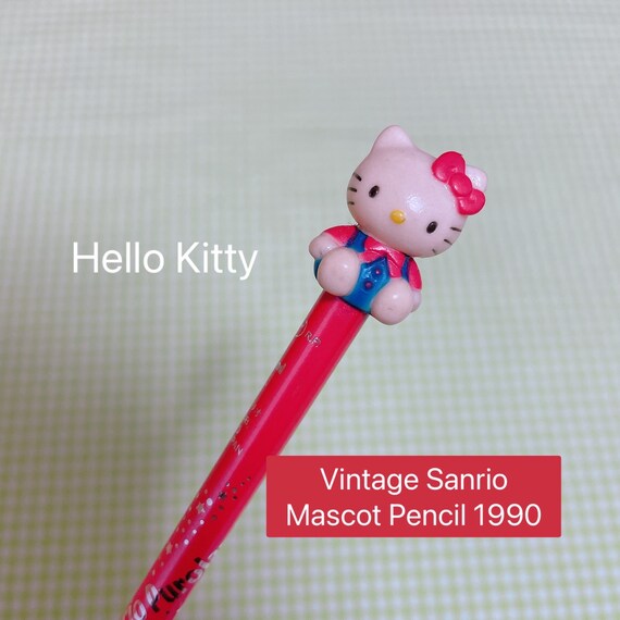 Vintage '90s Sanrio Character Hello Kitty Mascot Pencil - Etsy