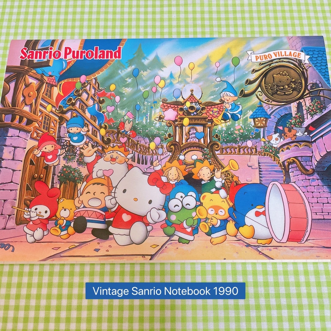 90年代のヴィンテージサンリオキャラクターズピューロランドノート