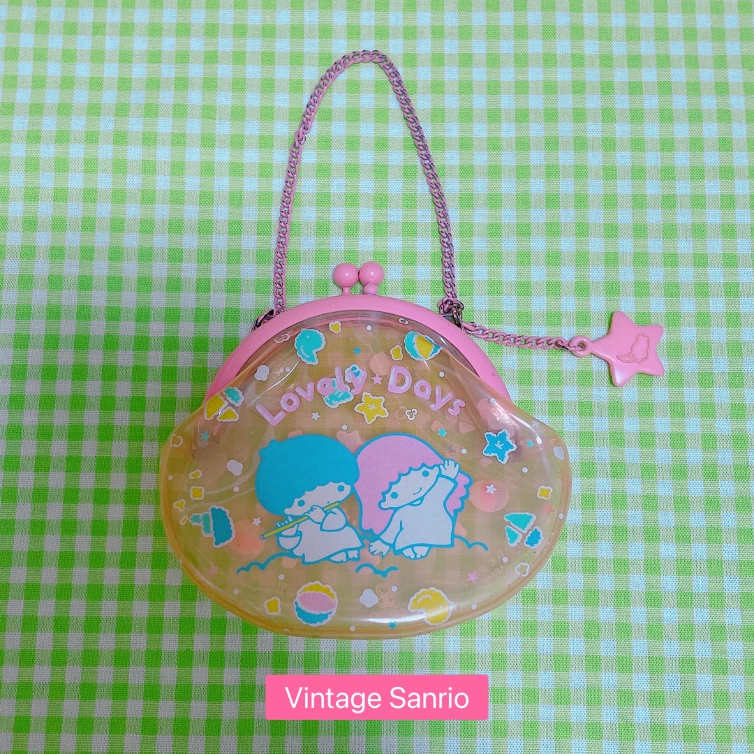 Vintage Little Twin Stars Coin Purse for Kids 1976 Old