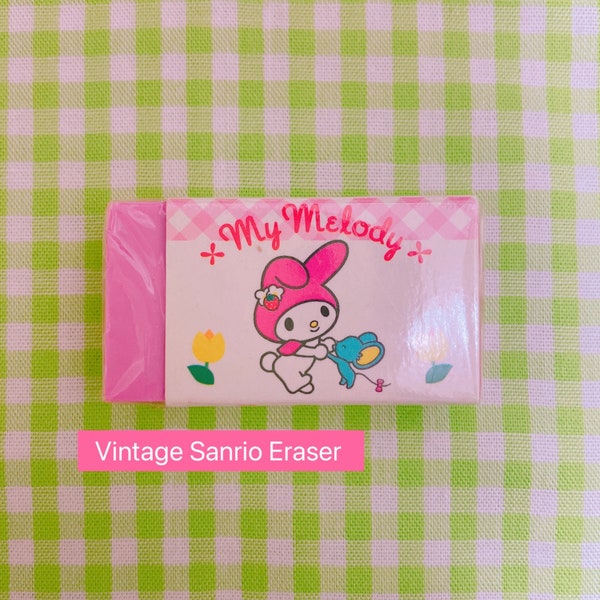 Vintage My Melody Eraser Y2K Vintage Sanrio Stationery Sanrio Character School Supply