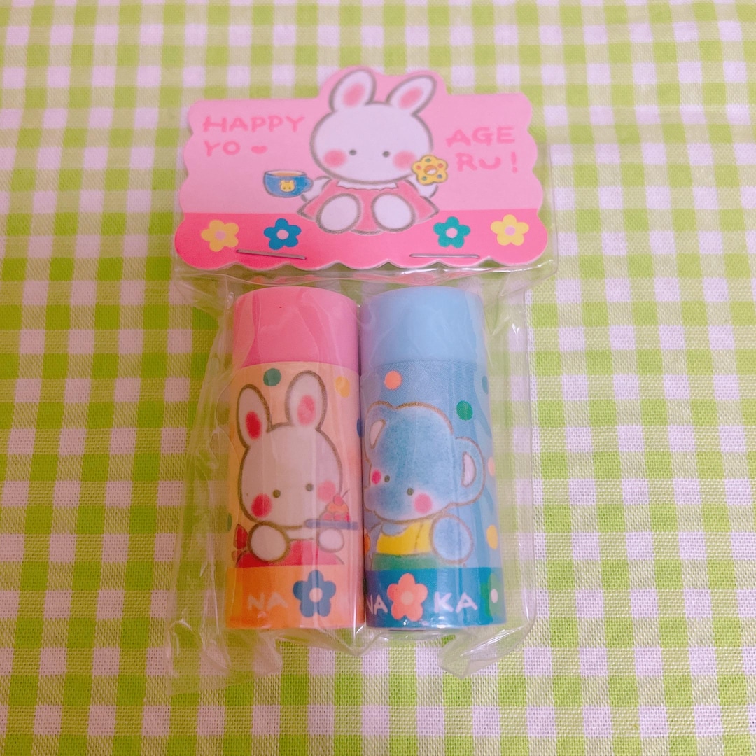 □ 昭和レトロ サンリオ チアリーチャム 消しゴムセット □ サンリオ