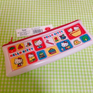 Vintage '90s Sanrio Character Hello Kitty Pencil Case Zip Pouch - Etsy