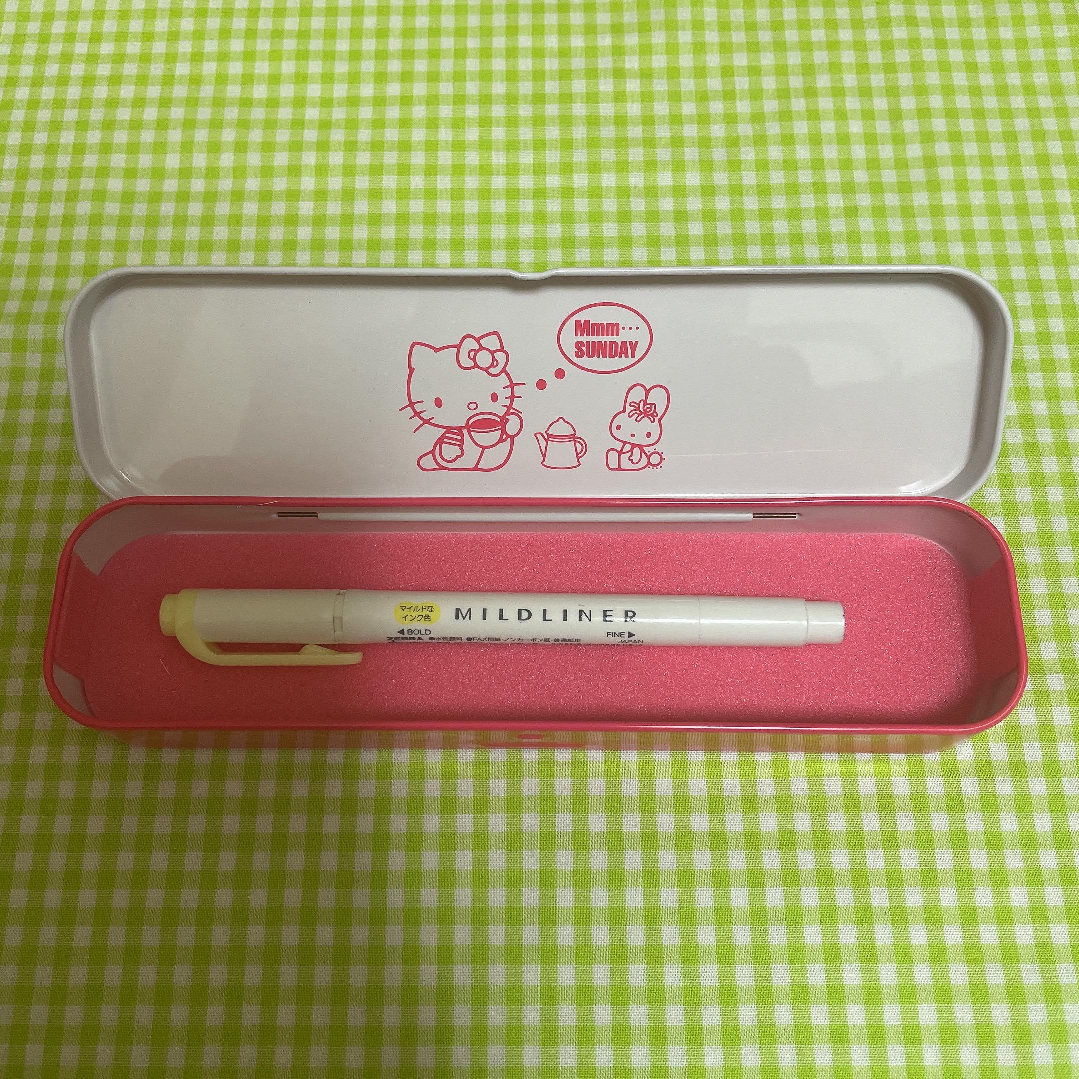 Vintage 80s Sanrio Hello Kitty Tin Pencil Case - Etsy
