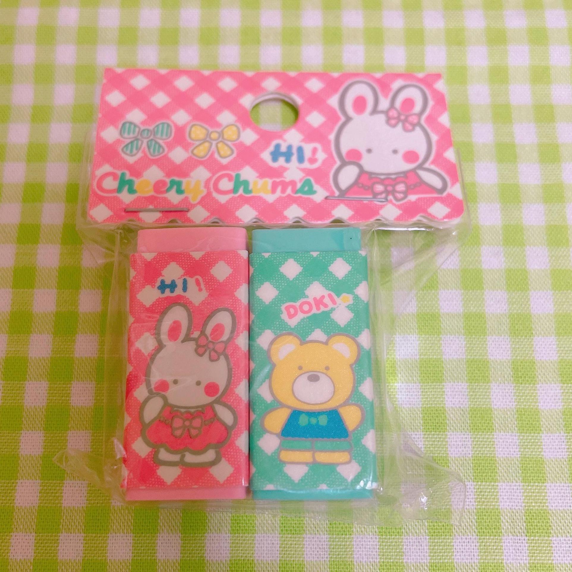 90年代ヴィンテージ サンリオキャラクター チアリーチャムズ 消しゴム