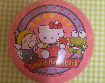 Vintage '90s Sanrio Characters Puroland Mini Tin Candy Box