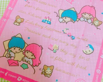 Vintage '80s Sanrio Characters Little Twin Stars Kiki Lala Mini