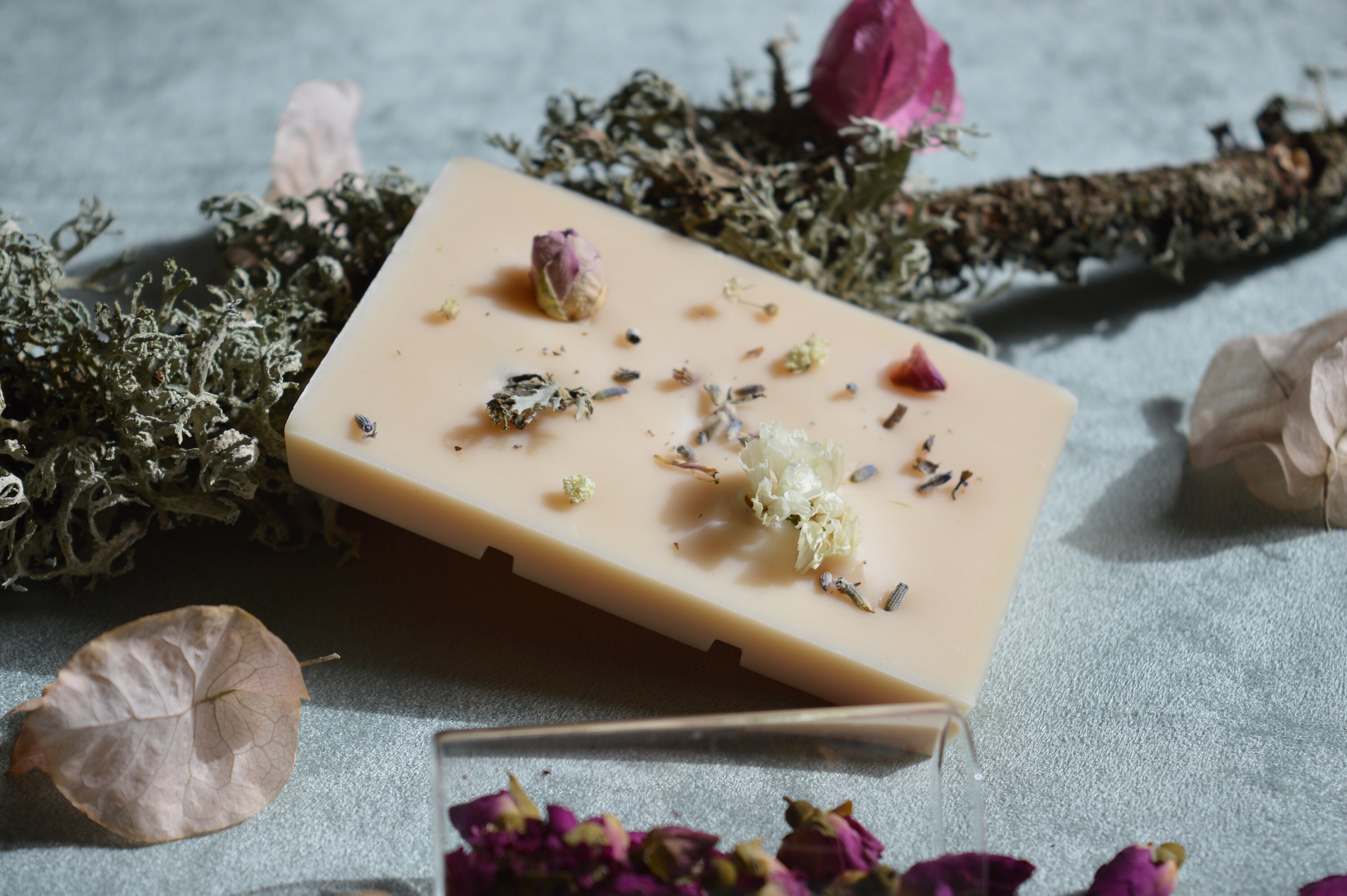 Vanille Patchouli Tablette de Cire Fleurie Fondants Colza Pour Brûle-Parfum Pivoine et Poésie Parfum