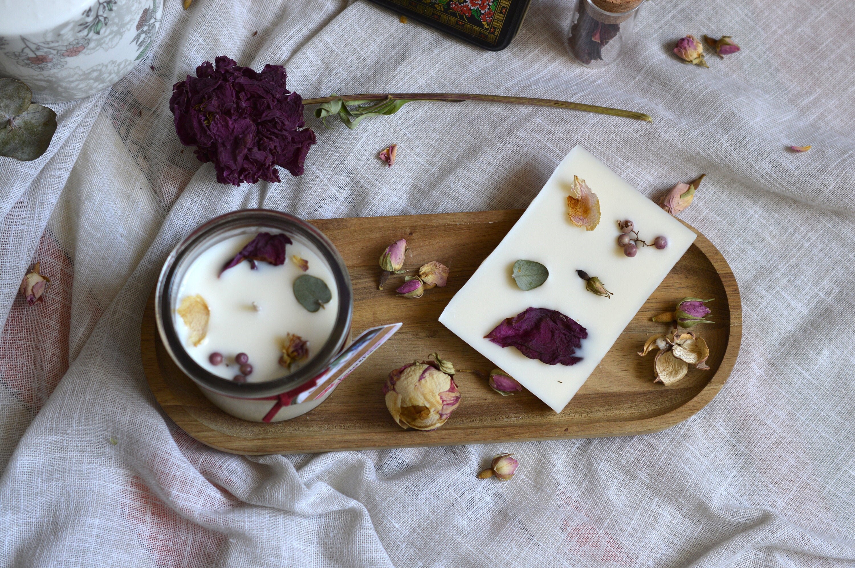 Pivoine Tablette de Cire Fleurie Enivrante Fondants Colza Pour Brûle-Parfum Pivoine et Poésie Parfum