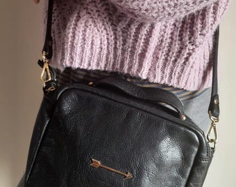 Black crossbody bag Mercules