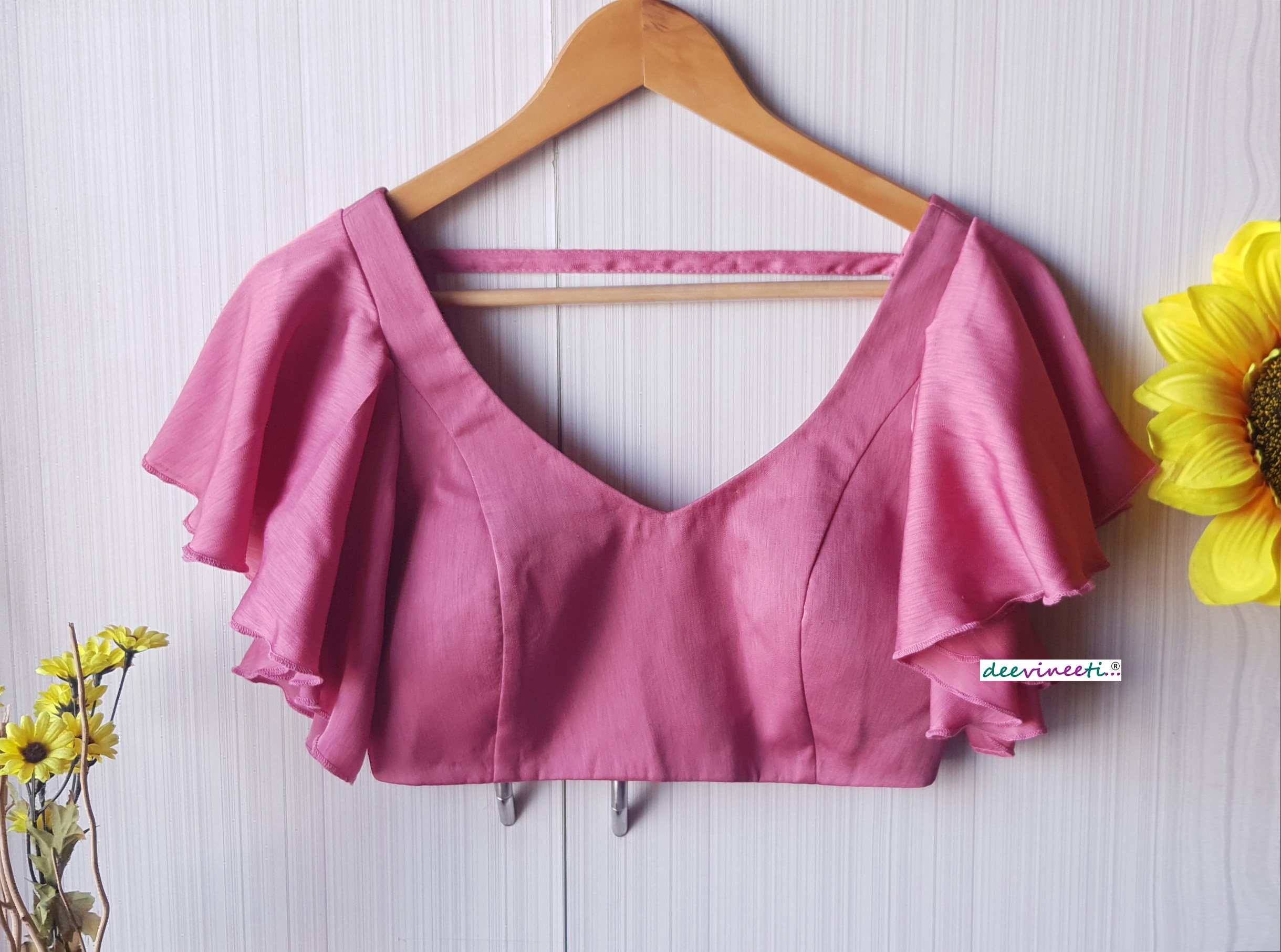 Rosemuse shoulder frills blouse, white Other