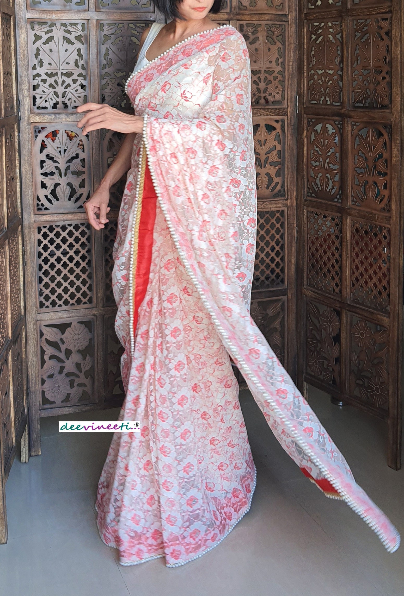 Damen Indisch Bollywood Chiffon Ready Made Saree Designer Hochzeit rot schwarz grau Damen Indisch Bollywood Chiffon Ready Made Saree Designer Hochzeit rot schwarz grau