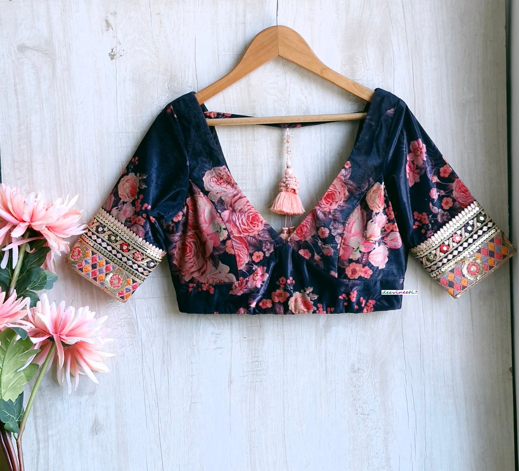 Desiree® | Elegant Blouse With Deep V-Neckline main image 1