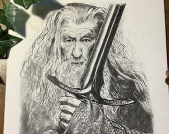 Illustration originale Gandalf