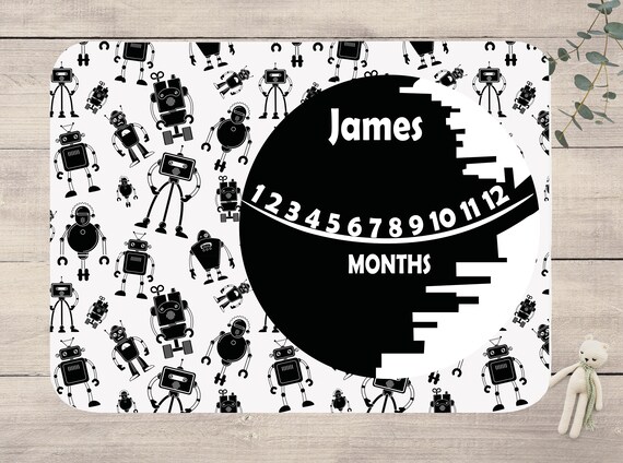 Universe Baby Blanket Cute Milestone Blanket Baby Milestone Mat Newborn Age Blanket Personalized Monthly Photo Prop Custom Baby Gift Etsy Canada