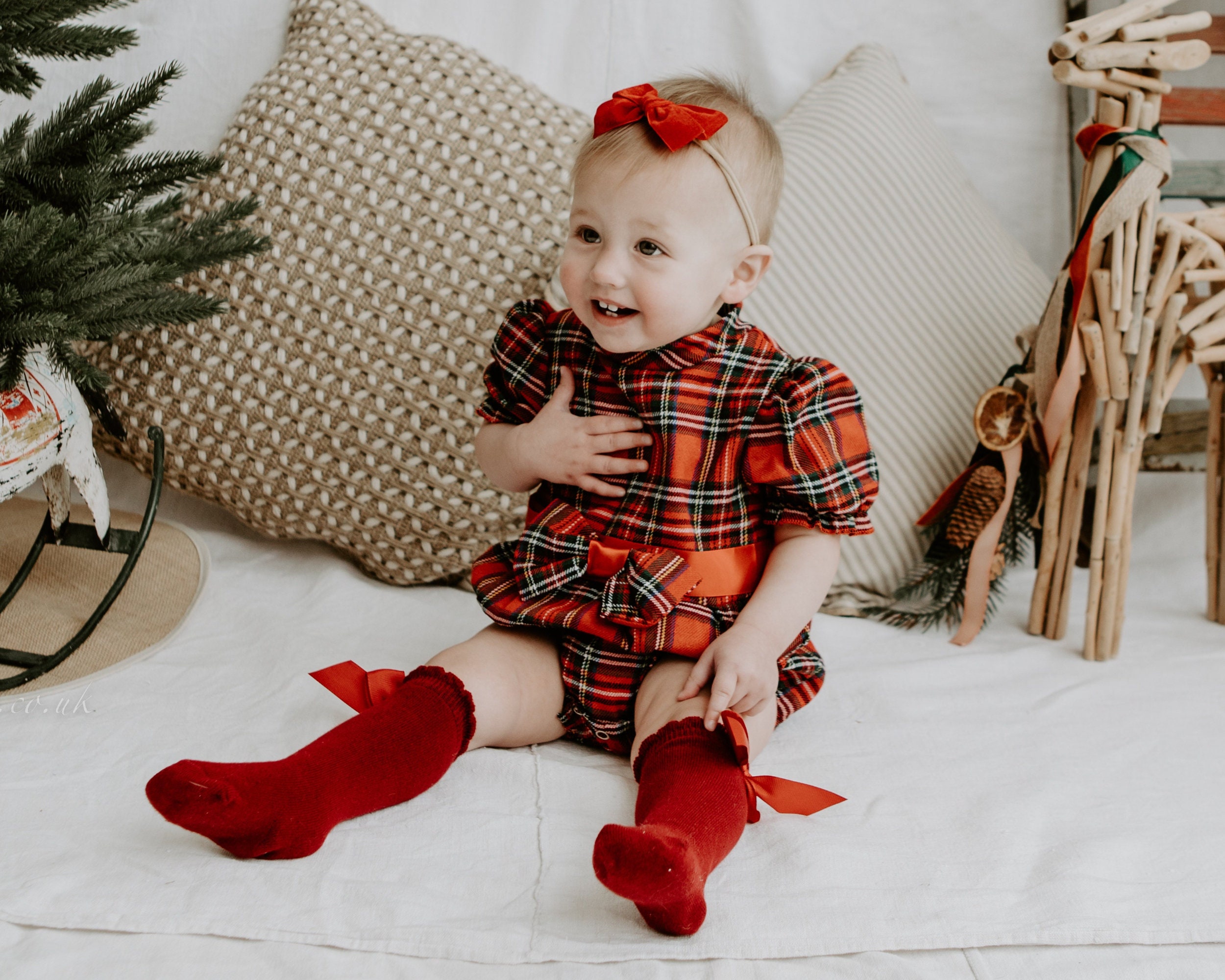 Infant on sale christmas dresses
