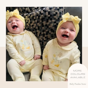 Yellow Baby Headband - Yellow Baby Hairband - Easter Yellow Bow - Newborn Cable Knit - Baby Girl Gift - Baby Head Band - Baby Shower Gift