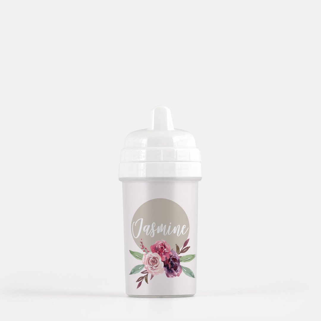 Personalized Sippy Cups, Beaker, Personalized 1st Cup, Baby Name Weaning Bottle, Toddler, Baby