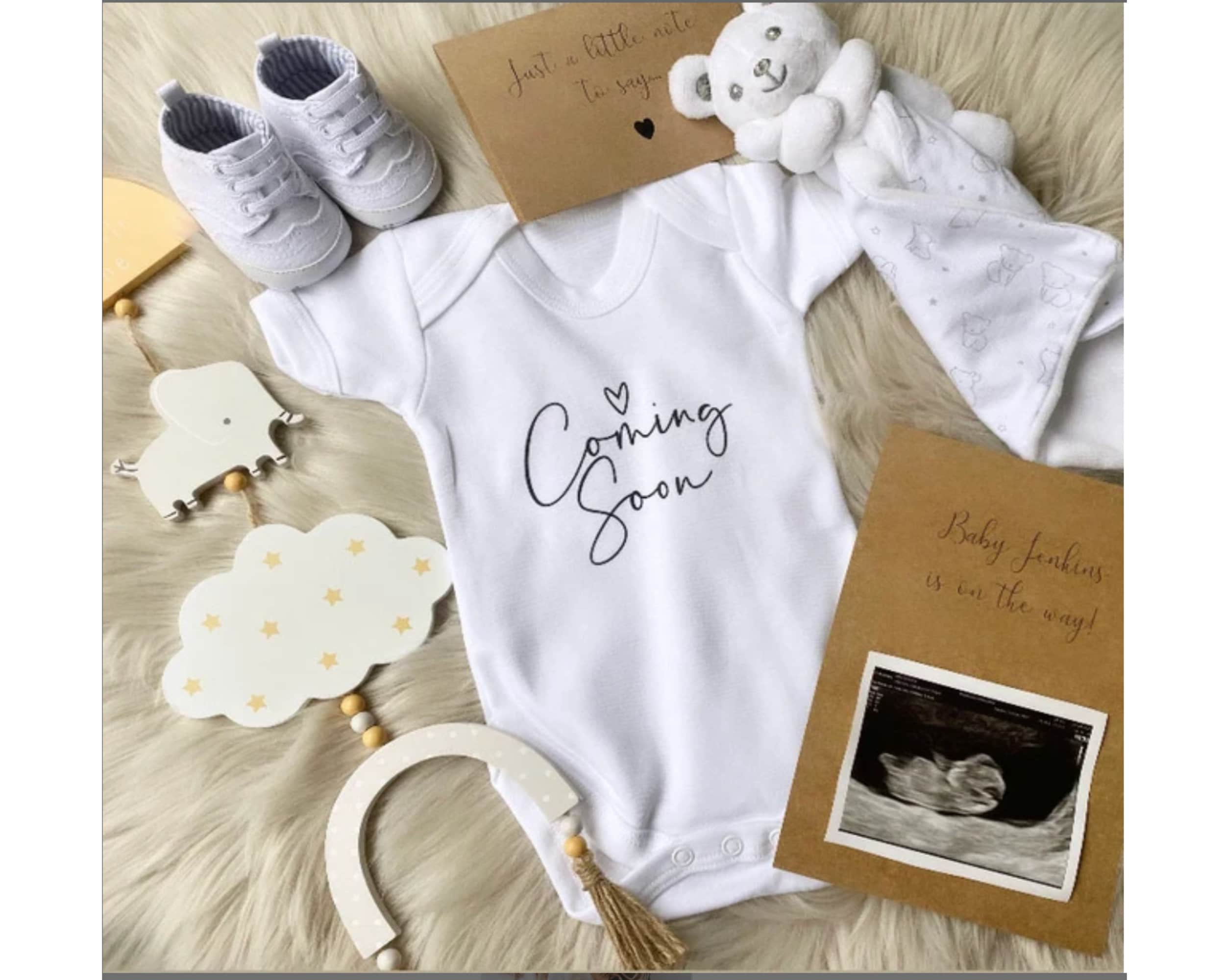 Coming soon baby vest 2025