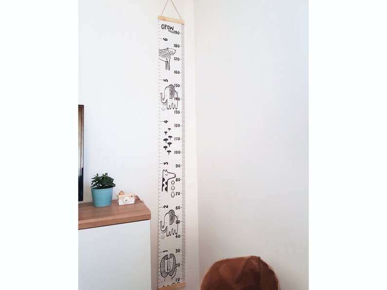 Safari Height Chart Safari Growth Chart Animals Height - Etsy