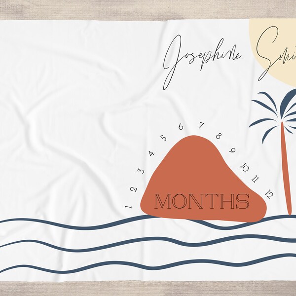 Beach Theme Baby Blanket Etsy