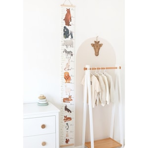 Safari hoogtegrafiek, Safari groeigrafiek, dieren hoogte meetlint, Safari Room Decor, Zoo Hoogtegrafiek, Boy Room Decor, Boy Verjaardag