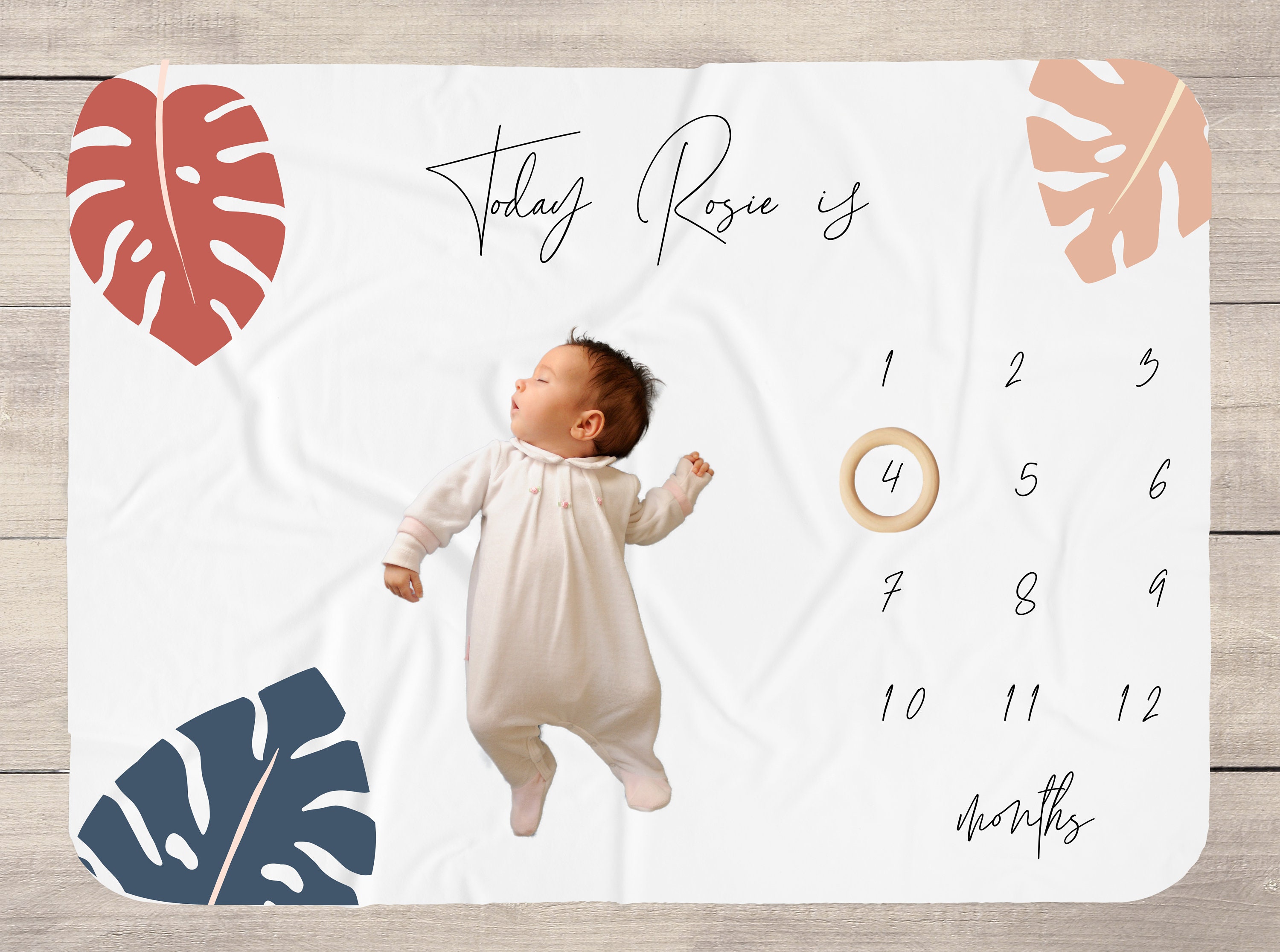 Milestone blanket cheap marker ideas