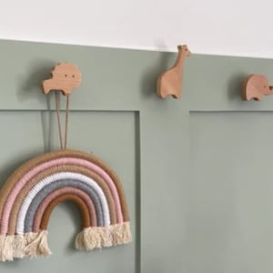 Animals Wooden Hooks, Safari Wooden Hooks, Safari Nursery Decor, Wood Wall Fixtures, Playroom Deccor, Animals Wall Fixture, New Baby Gift