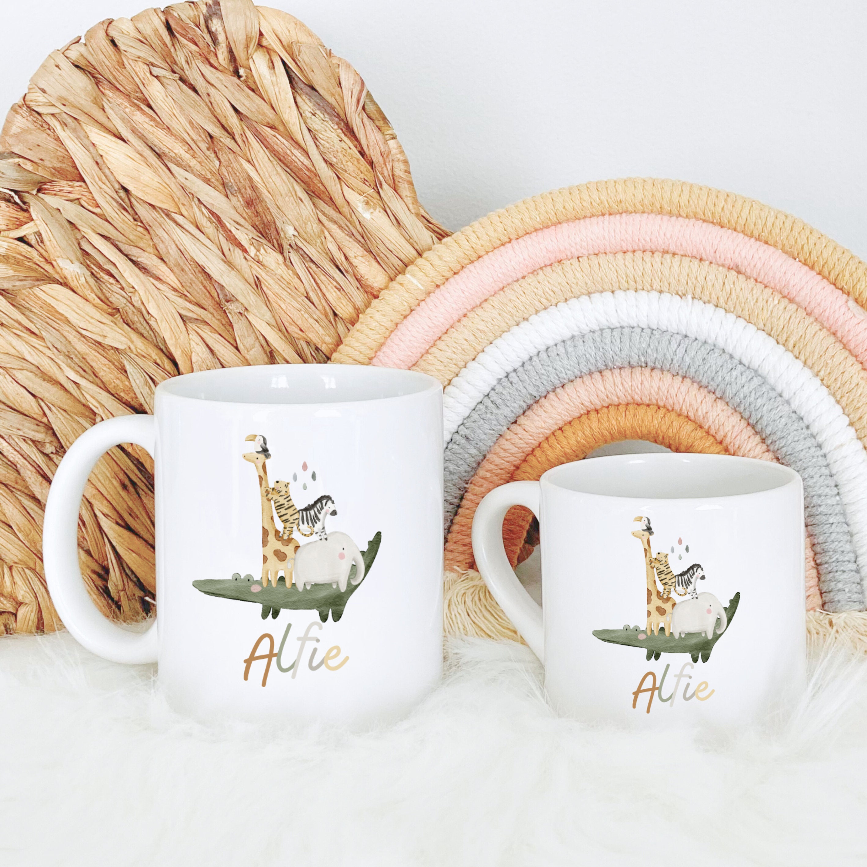 Custom Plastic Kids Mugs, Design & Preview Online