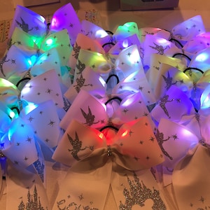 Light Up Disney Cheer Bow